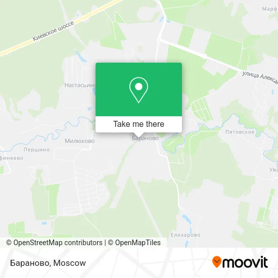 Бараново map