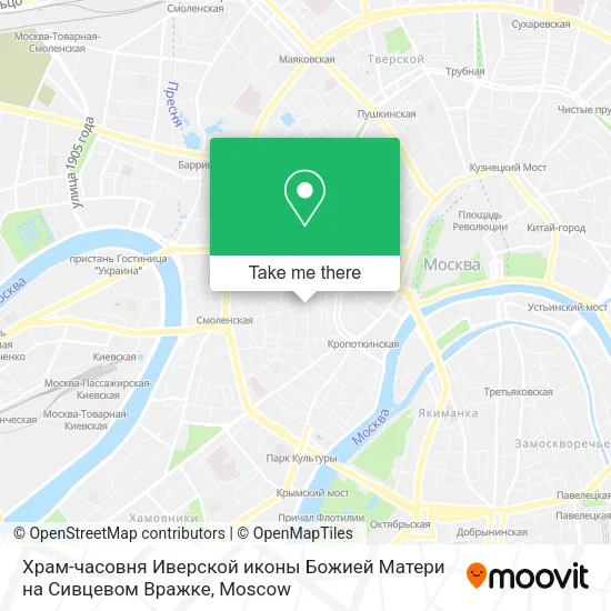 Храм-часовня Иверской иконы Божией Матери на Сивцевом Вражке map