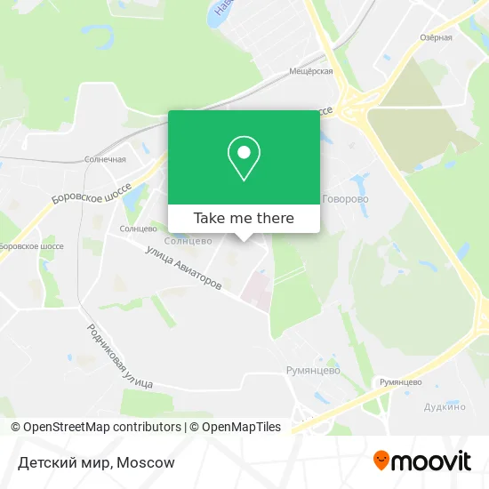 Детский мир map