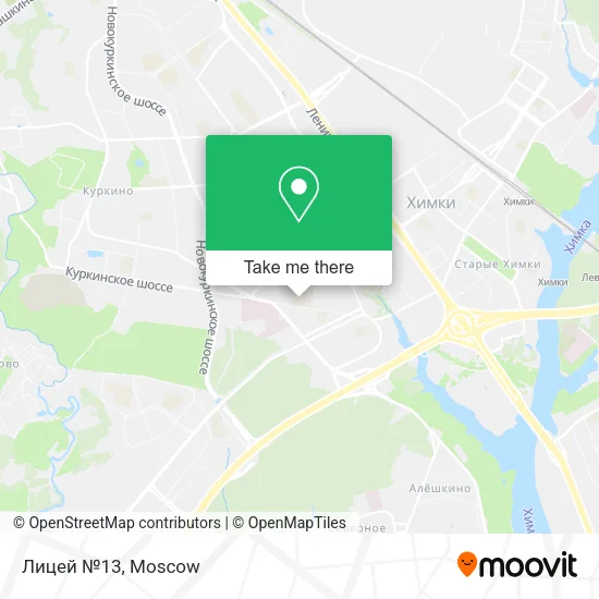 Лицей №13 map