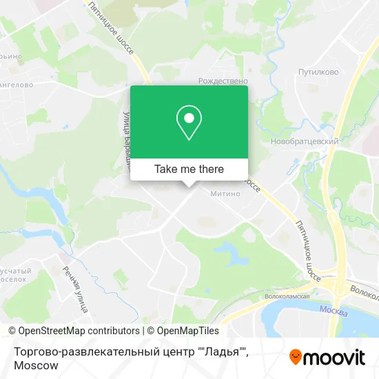 Торгово-развлекательный центр ""Ладья"" map