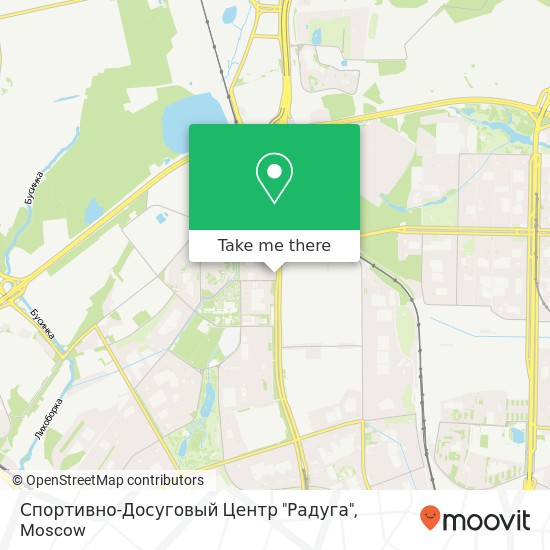 Спортивно-Досуговый Центр "Радуга" map