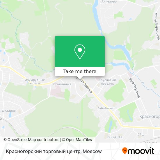 Красногорский торговый центр map
