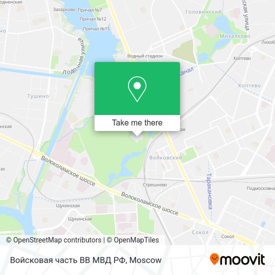 Войсковая часть ВВ МВД РФ map