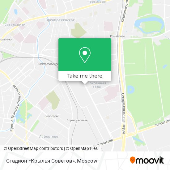 Стадион «Крылья Советов» map