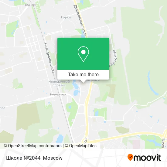 Школа №2044 map