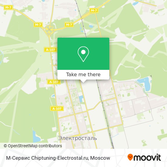 M-Сервис Chiptuning-Electrostal.ru map