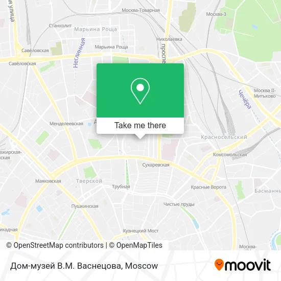 Дом-музей В.М. Васнецова map