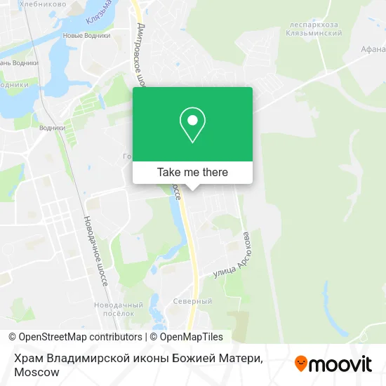 Храм Владимирской иконы Божией Матери map