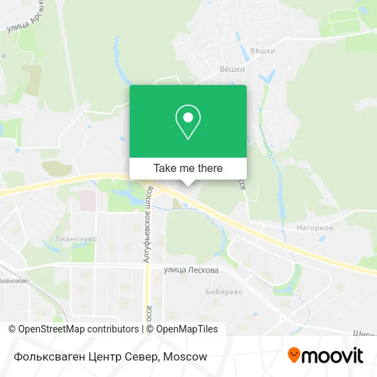 Фольксваген Центр Север map