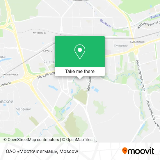 ОАО «Мосточлегмаш» map