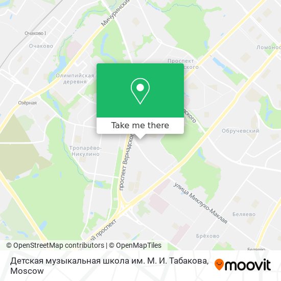 Детская музыкальная школа им. М. И. Табакова map