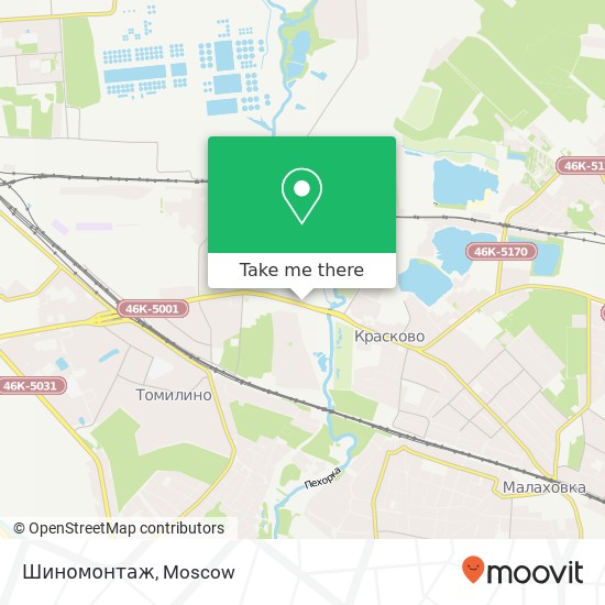 Шиномонтаж map