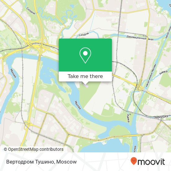 Вертодром Тушино map