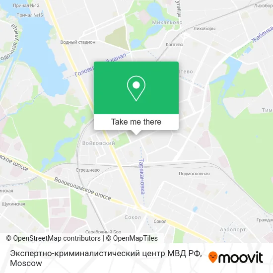 Экспертно-криминалистический центр МВД РФ map
