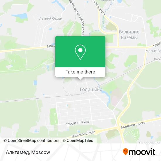 Альтамед map