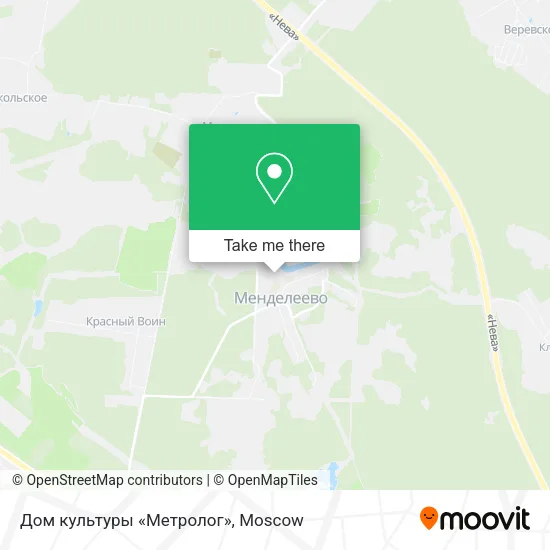 Дом культуры «Метролог» map