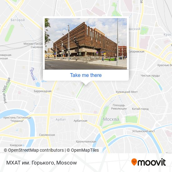 МХАТ им. Горького map