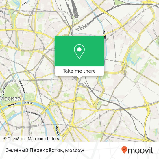 Зелёный Перекрёсток map