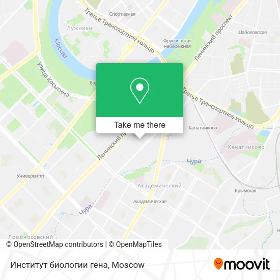 Институт биологии гена map