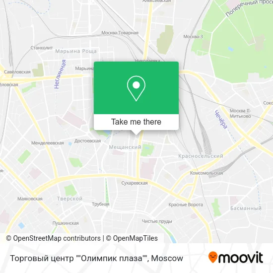 Торговый центр ""Олимпик плаза"" map