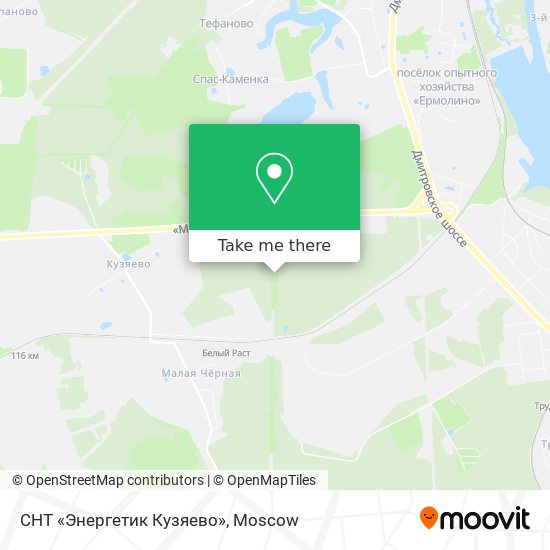СНТ «Энергетик Кузяево» map
