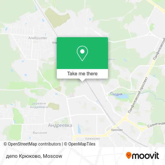 депо Крюково map