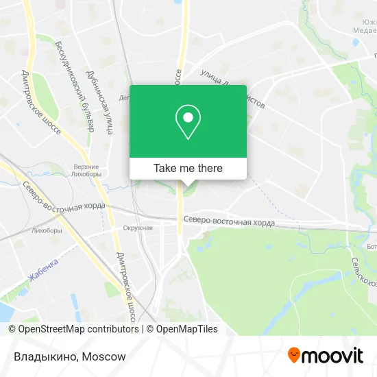 Владыкино map