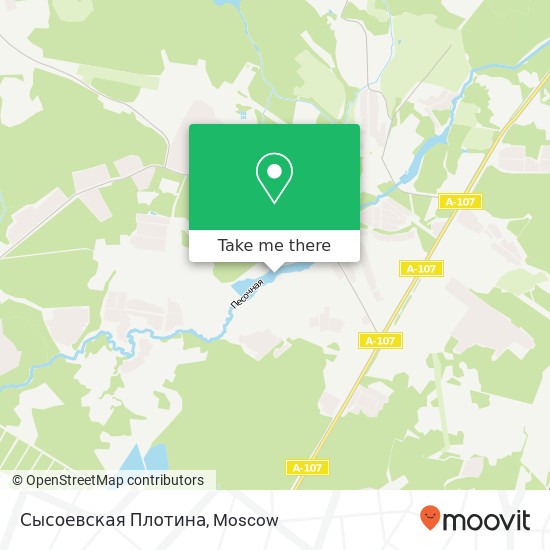 Сысоевская Плотина map