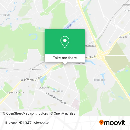 Школа №1347 map