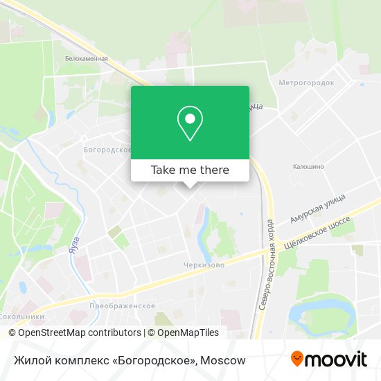 Жилой комплекс «Богородское» map