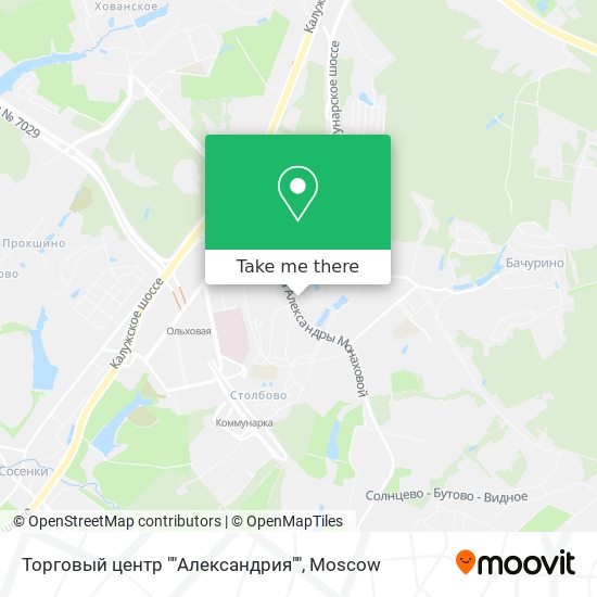 Торговый центр ""Александрия"" map