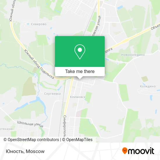 Юность map