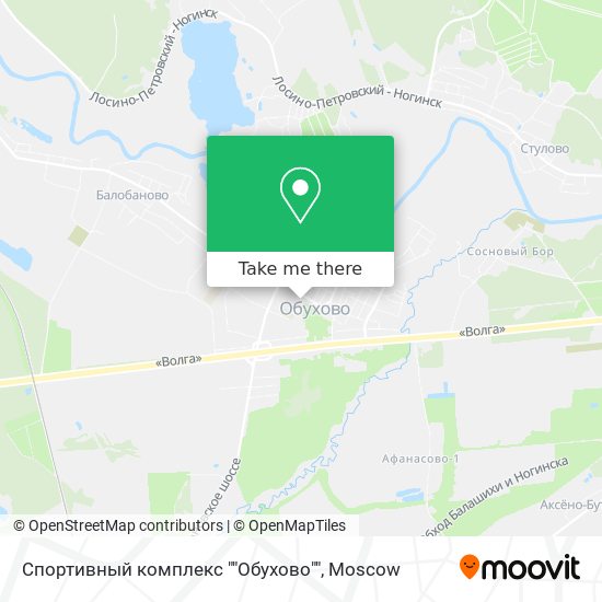 Спортивный комплекс ""Обухово"" map