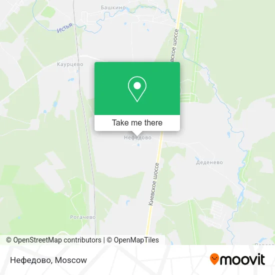 Нефедово map