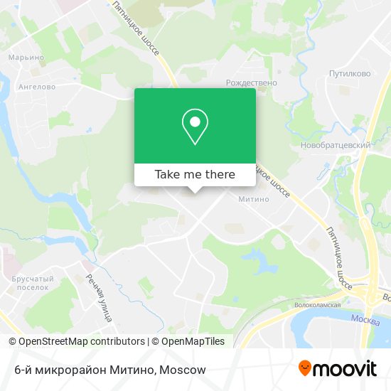 6-й микрорайон Митино map