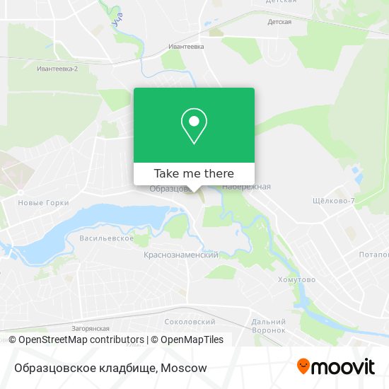 Образцовское кладбище map