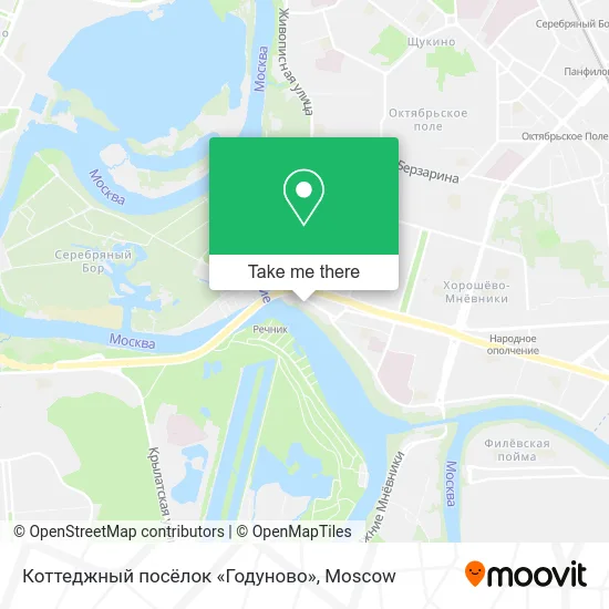Коттеджный посёлок «Годуново» map