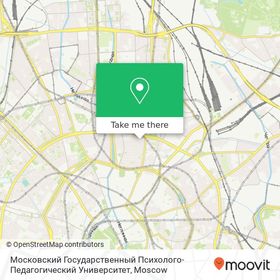 Московский Государственный Психолого-Педагогический Университет map