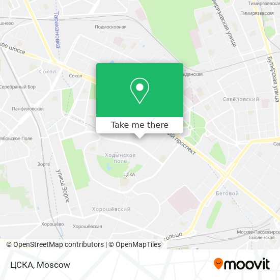 ЦСКА map