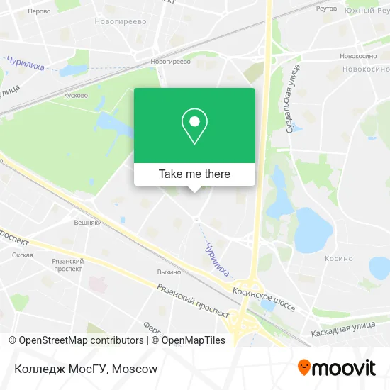 Колледж МосГУ map