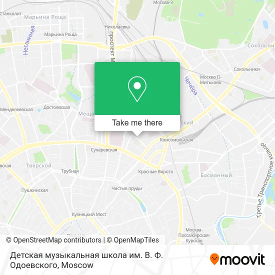 Детская музыкальная школа им. В. Ф. Одоевского map