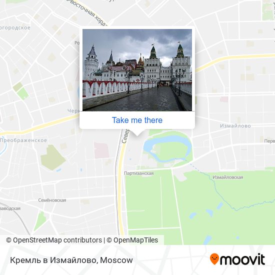 Кремль в Измайлово map