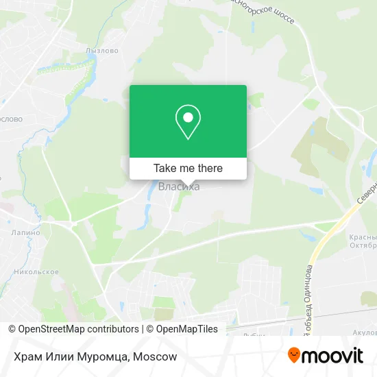Храм Илии Муромца map