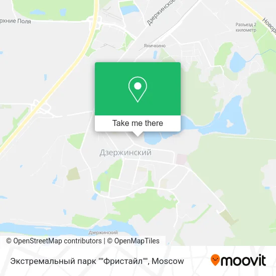 Экстремальный парк ""Фристайл"" map