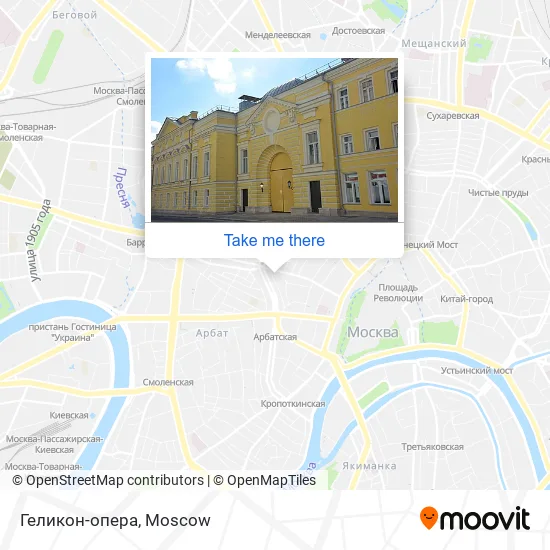 Геликон-опера map