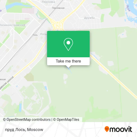 пруд Лось map