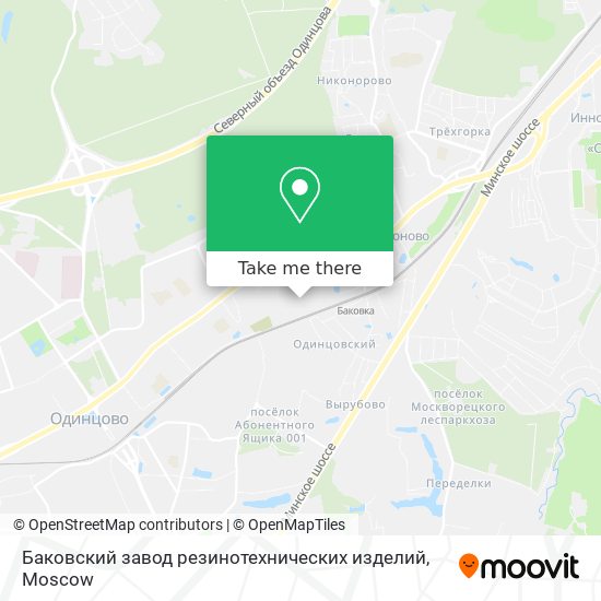 Баковский завод резинотехнических изделий map