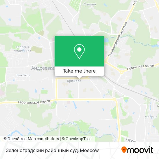 Зеленоградский районный суд map