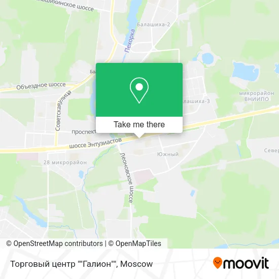 Торговый центр ""Галион"" map